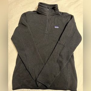 Patagonia Pullover, Black, Size Large